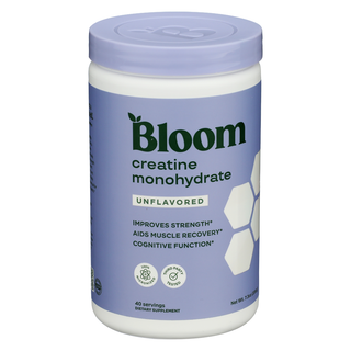 Bloom Nutrition Creatine  Unflvrd - Left - Front