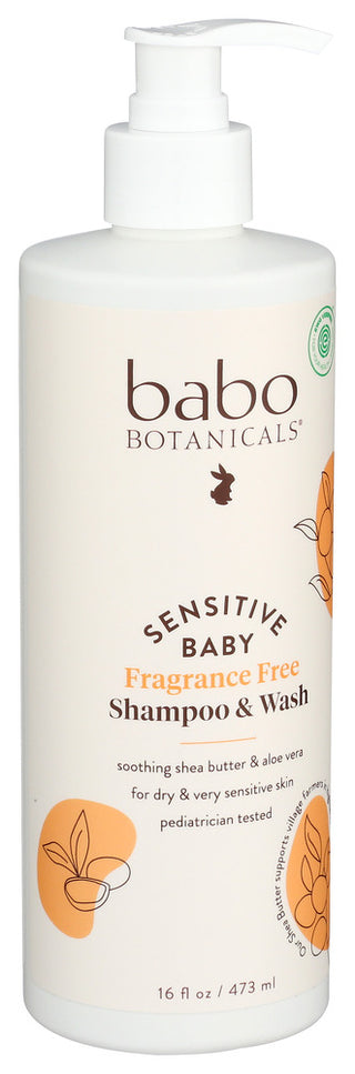 Babobotani Shampoo Wash Baby - Left - Front
