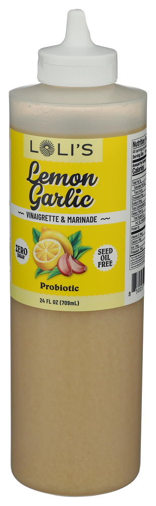Lolis Foods Dressing Lemon Garlc Avo - Right - Front