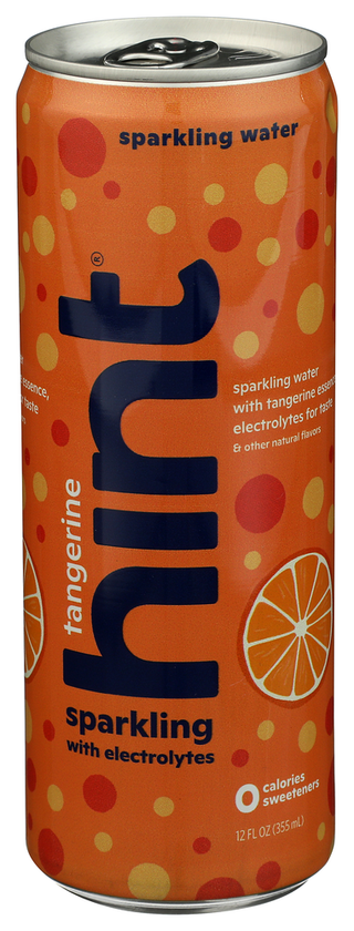 Hint Water Sp Elect Tangerine - Left - Front