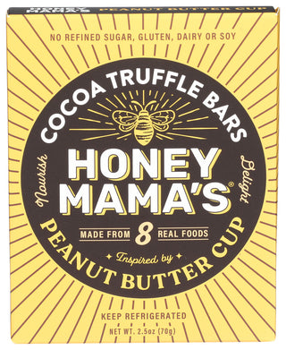 Honey Mamas Bar Truffl Peanut Butter - Centre - Front