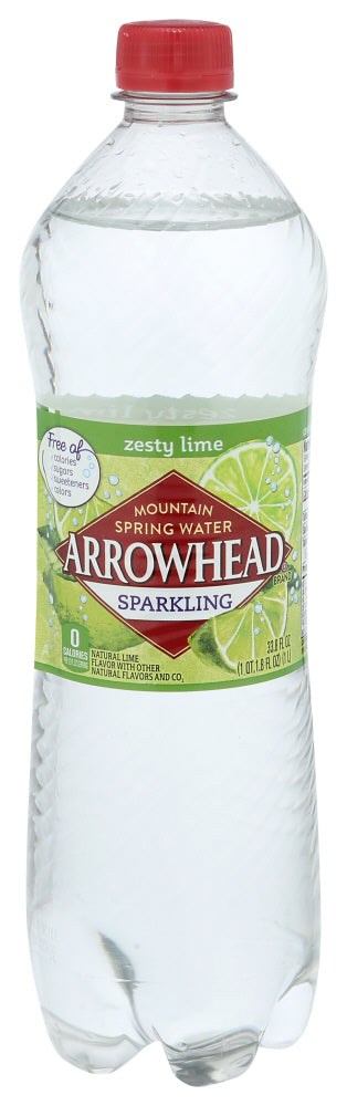 Arrowhead Water Water Sparkling Lime - Centre - Front
