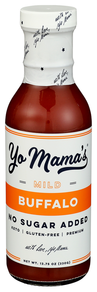 Yo Mamas Foods Sauce Buffalo Original - Centre - Front