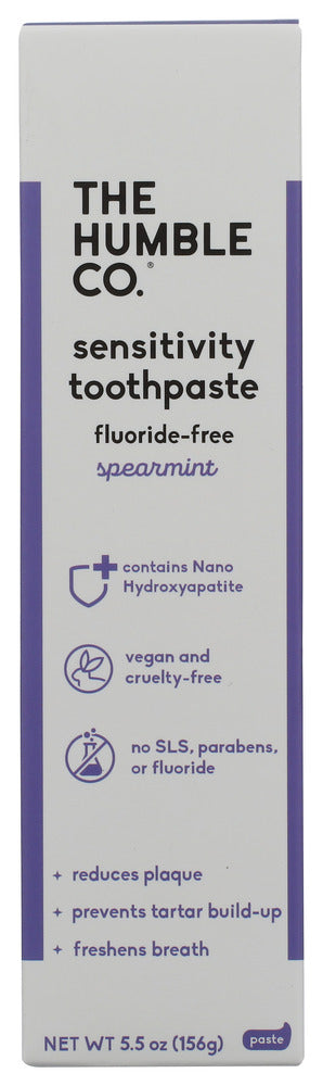 The Humble Co Toothpaste Spearmnt Snst - No Plunge - Front