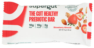 Supergut Bar Prbiotic Alm Strwbry - No Plunge - Front