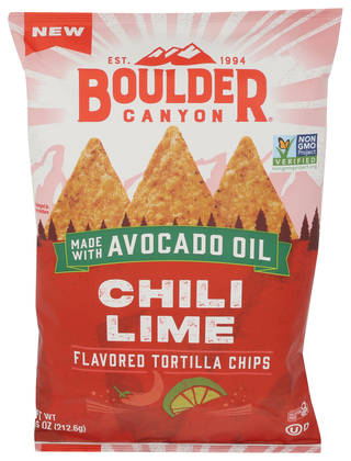 Boulder Canyon Chips Trtla Chili Lime - Centre - Front
