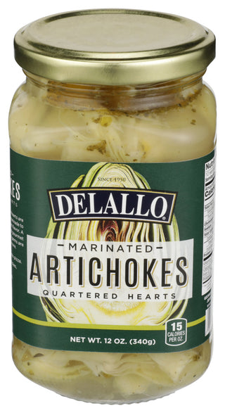 Delallo Artichoke Heart Mrntd - Centre - Front