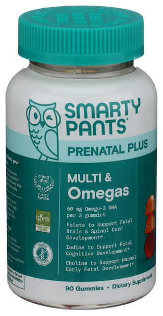 Smartypants Prenatal Multi Omega - Left - Front