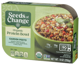 Seeds Of Change Bowl Protein Gardn Pesto - Right - Front