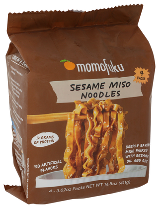 Momofuku Noodles Sesame Miso 4pk - Left - Front