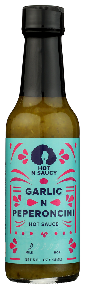 Hot N Saucy Sauce Hot Grlc N Ppprcni - No Plunge - Front