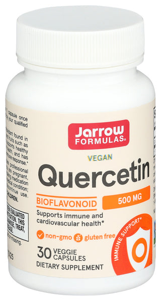 Jarrow Formulas Quercetin 500mg - Left - Front