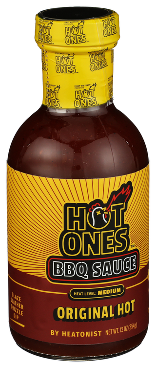 Hot Ones Sauce Bbq Orig - Left - Front