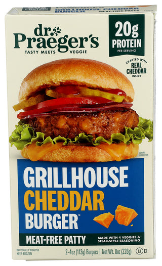 Dr Praeger Burger Grllhouse Cheddar - Centre - Front