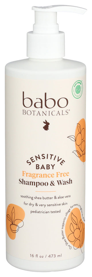 Babobotani Shampoo Wash Baby - Centre - Front