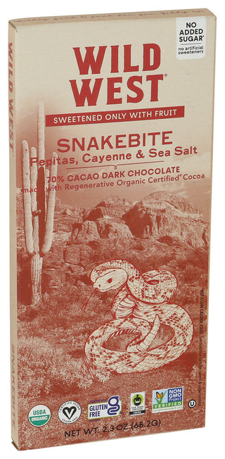 Wild West Choc Bar Snakebite - Left - Front