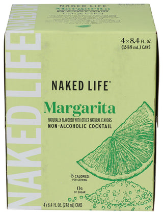 Naked Life Na Cktl Margarita 4pk - Centre - Front