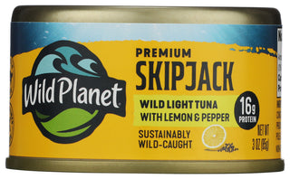 Wild Planet Tuna Wld Skpjck Lmn Ppr - No Plunge - Front