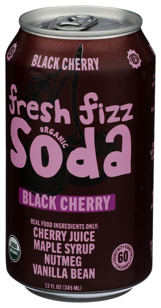 Fresh Fizz Soda Org Spk Blk Cherry - Right - Front