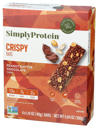 Simplyprotein Bar Snack Pnt Bt Choc 4p - Right - Front