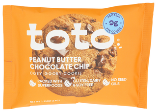 Toto Foods Cookie Pb Chocolate Chip - Centre - Front