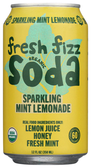 Fresh Fizz Soda Org Spk Mnt Lmonade - No Plunge - Front