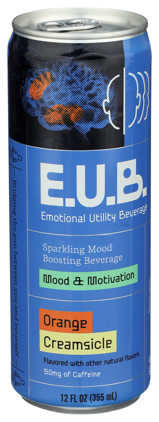 Emotional Utility Beverage Beverage Orange Crmsicle - Left - Front