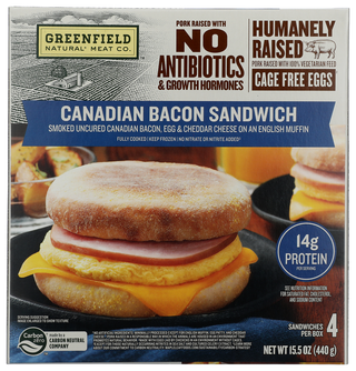 Greenfield Sandwich Brkfst Cndn Bcn - No Plunge - Front