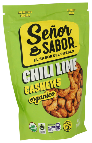 Senor Sabor Llc Cashews Chili Lime Org - Left - Front