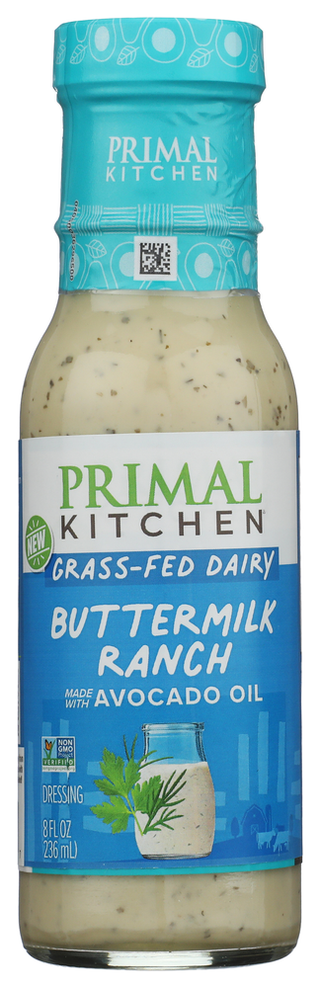 Primal Kitchen Dressing Ranch Btrmlk Dy - No Plunge - Front