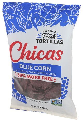Chicas Chips Tortilla Blue Corn - Right - Front