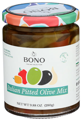 Bono Olive Pitted Italian Mix - Right - Front