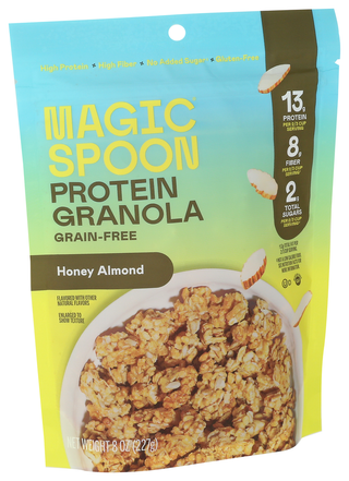 Magic Spoon Granola Prtn Honey Almnd - Left - Front