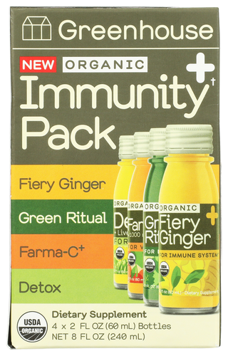 Greenhouse Shot Immunity 4pk - No Plunge - Front