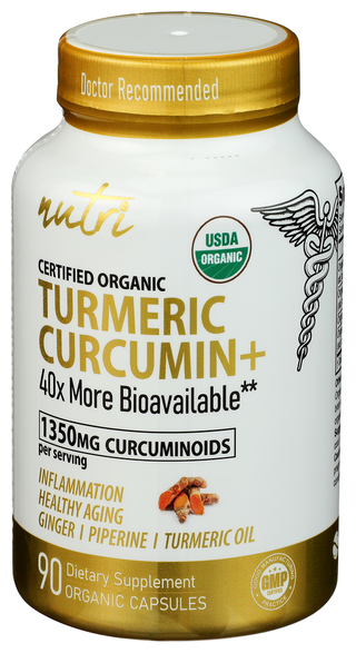 Nutri Turmeric Curcumin - Right - Front