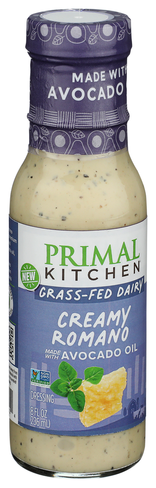 Primal Kitchen Dressing Crmy Romano Dy - Left - Front