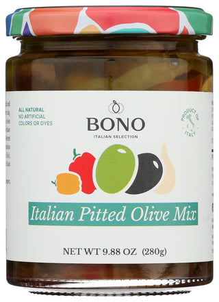 Bono Olive Pitted Italian Mix - No Plunge - Front
