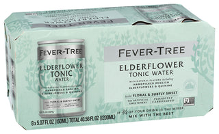 Fever Tree Water Tonic Elderflower - Left - Front
