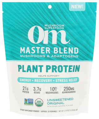 Om Mushrooms Protein Mushroom Sf - Centre - Front