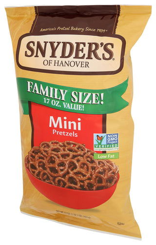 Snyders Of Hanover Pretzels Mini - Right - Front