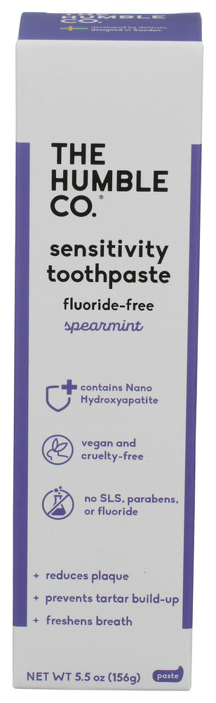 The Humble Co Toothpaste Spearmnt Snst - Centre - Front