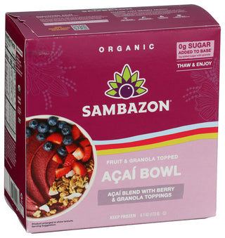 Sambazon Acai Bowl Brry Granola - Left - Front