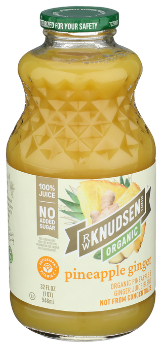 Knudsen Juice Pnapple Ginger Org - Left - Front