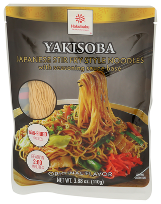 Hakubaku Noodles Str Fry Jap Orig - Centre - Front