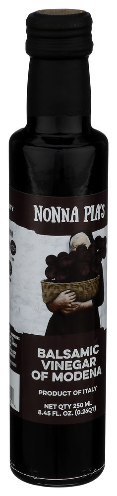 Nonna Pias Vinegar Balsamic - Left - Front