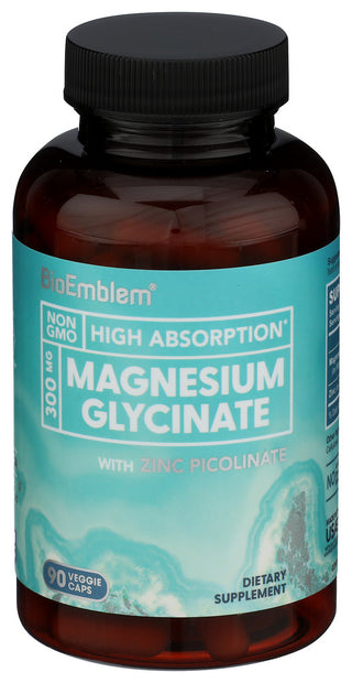 Bioemblem Magnesium Glycinate Zinc - Centre - Front