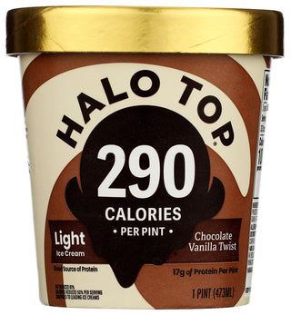 Halo Top Ice Cream Van Choc Twist - No Plunge - Front
