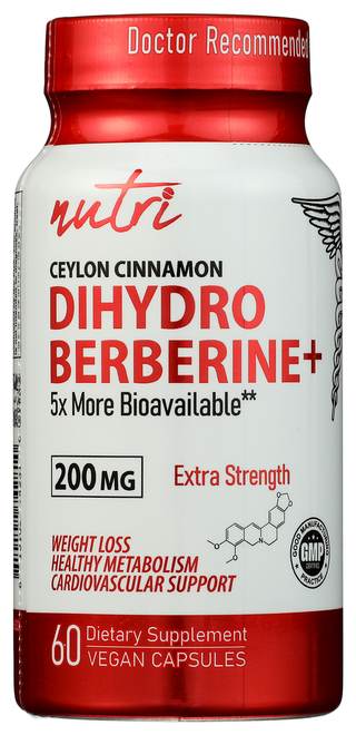 Nutri Dehydro Berberine 200mg - No Plunge - Front
