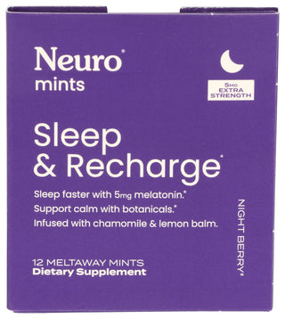 Neuro Mints Sleep Recharge Night Bry - Centre - Front