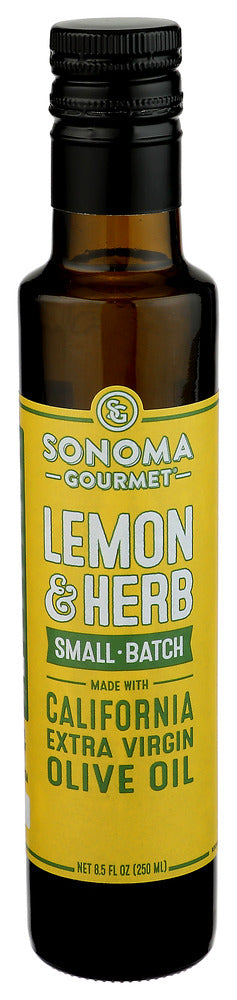 Sonoma Gourmet Oil Olv Xvrgn Lemon Herb - Centre - Front
